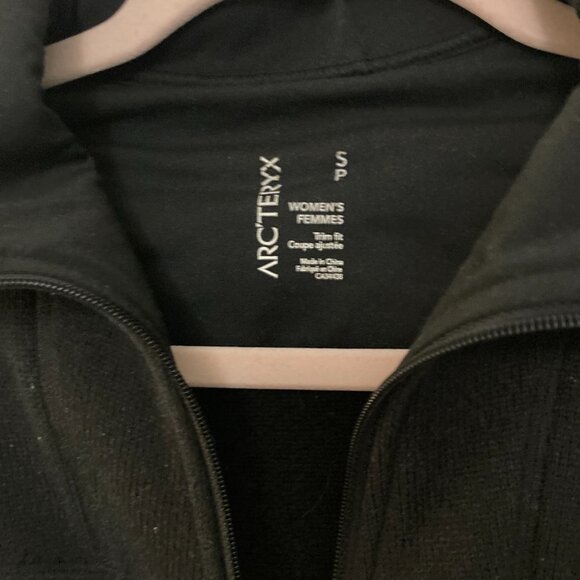 Arcteryx Cover Cardigan Sweater Jacket Black Small - Picture 4 of 5